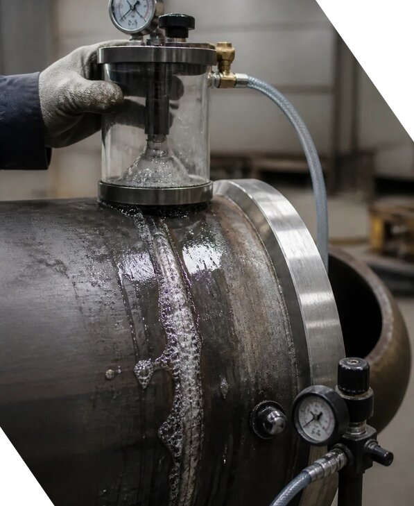 Контроль герметичности сварных соединений трубопроводов в Североморске