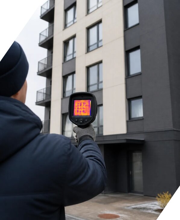 Тепловизионное обследование зданий в Североморске от 5349 р. | ЭкспертизаРоссия