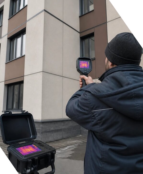 Тепловизионное обследование зданий и сооружений в Североморске